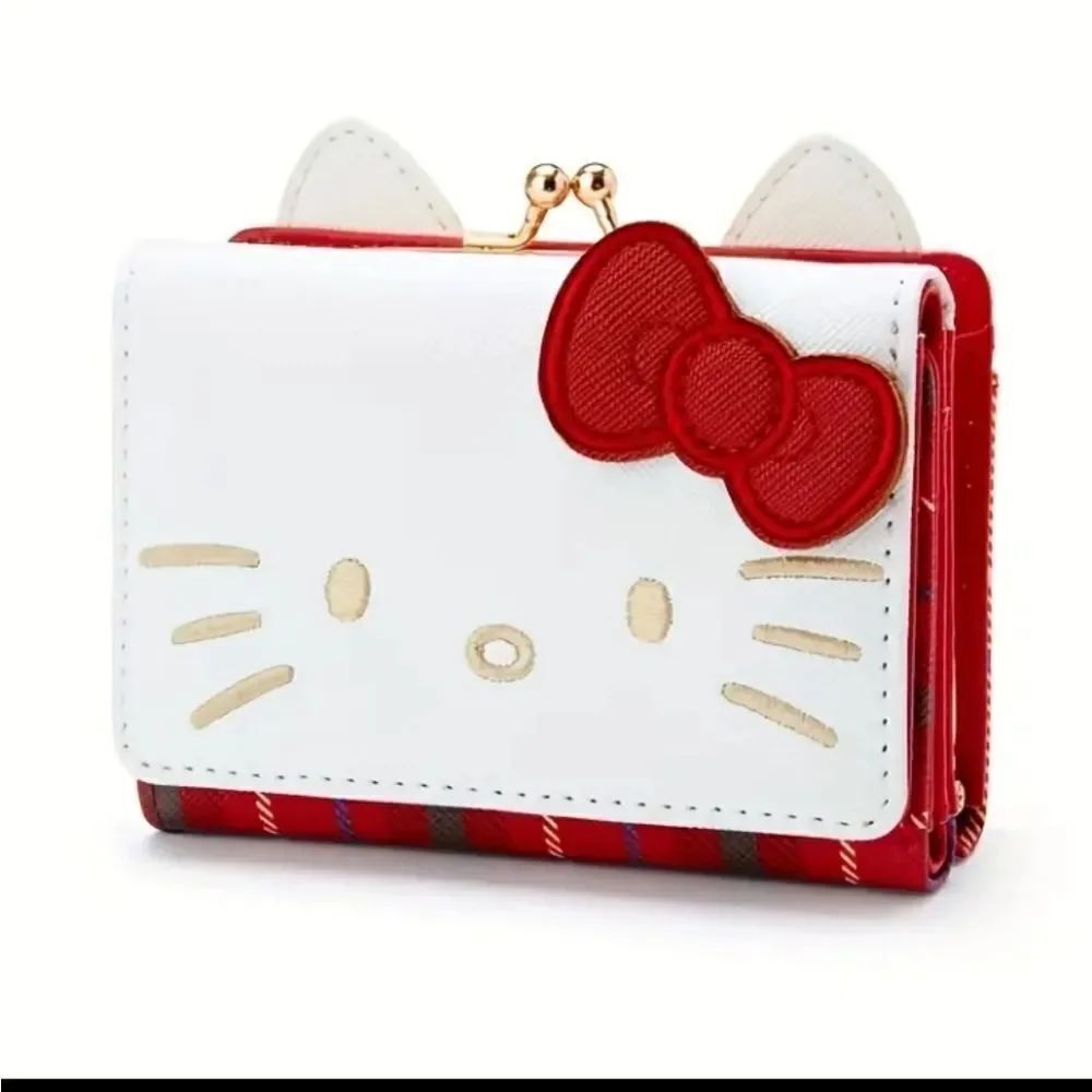 Red & White Plaid Hello Kitty Wallet - Picture 4 of 6